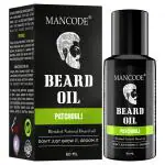Mancode Beard oil Patchouli For Men 60ml | Beard And moustache Oil | Soft Strong Healthy Beard | In 6 Different Variants | Beard Grooming | Pack Of 1