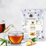 D'aromas Premium Ginger Tea Premix Powder with Less Sugar 500g|Instant Premix|For Vending Machine