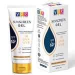 Vpr Health Care Water Sweat Resistant Spf 50+ Non Oily/Sticky Sunscreen Gel 50 G