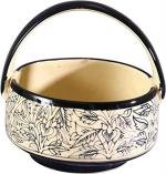 Caffeine Black, Beige Vegetable Basket