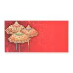 Fonsie umbrella design cash envelopes for gifting money on wedding gift , baby shower gift , shagun, family gatherings with name space pack of 20