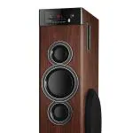 I Kall IK005 Tower BT Speaker Brown(Auto Play Mp3/Music,LED Display, Amplifier with Bass,Bluetooth Capable,karaoke Mic sing along function,Fm Digital tunar)