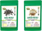 Bhpi Bharat Safed Musli Powder and Kali Musli Powder Combo Pack (100g Each)