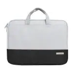 Probus 14 Inch Canvas Dual Color Laptop Bag - Black Laptop Sleeve/Cover (Black, 14 inch)