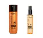 Matrix Opti.Care Professional Shampoo + Serum Combo for Salon Smooth Straight Hair | With Shea Butter | No Added Parabens (200 ml + 100 ml )