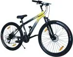 RYDEWIN CRACK IT 27.5T 21 Multi Speed Bicycle for Adults 26 T Mountain Cycle (21 Gear, Yellow, Black)