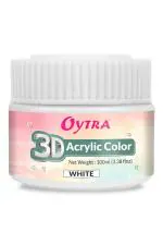 Oytra White Acrylic Paint Color 100ml