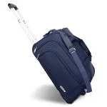 NOVEX Solo Blue Soft Sided 2 Wheel Travel Duffle Trolley Bag 22 Inch