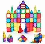 Braintastic 48 Pcs Magnetic Tiles Building Block DIY STEM Toys for Kids