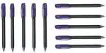 Pentel EnerGel 0.7MM Roller Gel Pen | Quick Dry Ink For Smudge-Free Writing | Lightweight Gel Pen For Smooth Writing Experience | Violet, Pack of 10 (BL417)