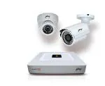 Godrej Seethru Hd 720P Hybrid Dvr Cctv Security Kit, White, Black (Set Of 1)