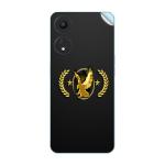 GADGETSWRAP Printed Vinyl Skin Sticker for Oppo A78 (5G) - Gold Eagle