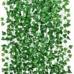 Special You Artificial Green Vines, 8ft Fake Leaves Vines for Backdrop, Home Decor, Birhday, Balcony Decor, Festival, Wedding, Ganesh Chaturthi, Aesthetic Room Decor Pack of 6 Items