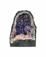 Shubhanjali store Large Caves Geode Specimen Sculpture Geode Rock Cluster (22 X 16 cm)