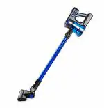 GOBBLER Cordless Vacuum Cleaner, Rechargeable Stick Vacuum with Metal HEPA Filter, 1L Dustbin, Blue