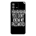 GADGETSWRAP Printed Vinyl Skin Sticker for Vivo V23 Pro (5G) - Password