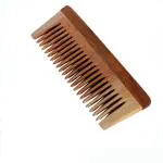 OREAYU Wide Teeth Wooden Comb for Detangled Hair, Healthy & Dandruff Free Scalp (Pack of 1)