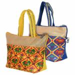 Ganpati Bags Hand Stiched Crafted Traditional Trendy Potli Bags for Return Gifts for Ladies Menhadi Haldi Wedding Pooja Party Favor Bags pack of 2