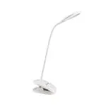 OPPLE 4.8W Led Reading Light, Rechargeable Desk Light With Flicker , Touch On/Off Switch Table Light, Student Desk Lamp (Natural Light, 4000K,Polycarbonate, Pack of 1)