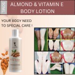 LA'BANGERRY Winter Bliss Almonds Body Lotion with Shea Butter and Vitamin E - Fast Absorbing, Non-Greasy Delight for Dry Skin 50 ML [PACK OF 1]