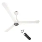 Atomberg Renesa Smart Plus 1200 MM 3 Blade Bldc Motor With Remote 3 Blade Ceiling Fan, Pearl White