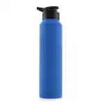 CASPIAN /// Hike 304 Stainless Steel Sipper Water Bottle (Phantom Blue, 1 Litre, Set of 1) | Rubberized Soft-Touch Feel Leak Proof Thunder for Fridge Home Office Travel School Kids Sports Gym Yoga