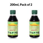 Mahabhringaraj Oil Pure Maka's - With No Added Chemicals 200ml Pack of 2