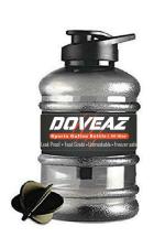 Doveaz Black Plastic Gallon Water Bottle for Gym 1.5L