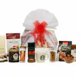 The Gift Tree Star Bucck Mug, Coffee, Cookies, Chocolates, Popcorn and Salted Almonds (Pack of 11)