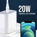 Nexcen 20W PD FOR iPhone 13/13 Pro Max/13 mini/12/12 Mini/12 Pro/12 Pro Max 4 A Mobile Charger | Designed for Iphone| PD Charger| Mobile Charger