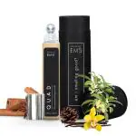 EM5 Quad Perfume Roll On for Men Alcohol Free Concentrated Oil Tobacco Vanilla Woody Cinnamon, 10 ml