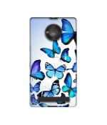 Casotec Flying Butterfly Colorful Design Printed Silicon Soft TPU Back Case Cover for Micromax YU Yuphoria
