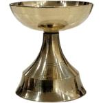 Artikle Brass Diya for Puja| Arti Deepak Deepam Oil Lamp for Home Temple- Niranjan Deep Brass Table Diya (Height: 1 inch)