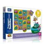 Mini Leaves Multicolor Wood Woodern Transport Sudoku Puzzle Board Game 48 months (Pack of 1)