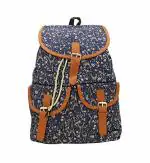 Weshopaholic 51 x 42.5 x 5.8 cm Flower Effiel Tower Design Skin Friendly School Bagpack