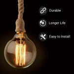 Lexton Warm White E27 40 Watt Base Vintage Filament Edison Bulb (Pack of 1)