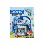 DOMS Multicolour Smart Tool Kit (12 pcs) with Transparent Zipper Bag