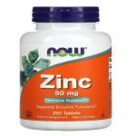 NOW Foods, Zinc, 50 mg, 250 Tablets