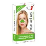 Red 4 Nose Pore Strips Blackhead Remover Deep Cleansing - Green Tea (6 Strips)