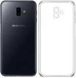 CarryWrap Back Cover for SAMSUNG GALAXY J6 PLUS (Transparent, Camera Bump Protector, Pack of: 1)