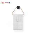 Sarvatr Stainless Steel Towel Ring for Bathroom/Wash Basin/Napkin-Towel Hanger/Bathroom Accessories - Towel Holder (Antique Finish -Triangle)