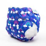 SEA BIRD Regular RAINBOW Baby Cloth Reusable & Washable Diaper For Potty Training 3-17 KG Kids With Insert Pad Pack Of 1