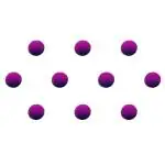 Comet Busters Pink, Purple Bindi For Women