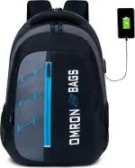 OMRON BAGS Black Polyester Laptop Backpack 40 L