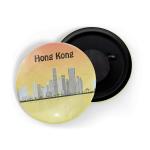 Dhcrafts Multicolor Metal Hong Kong Chinese Special Administrative Region Printed Fridge Magnet, 5.8 Cm