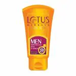 Lotus Herbals Safe Sun Men Sunscreen SPF 30 PA+++, 100g,White,LHR076100