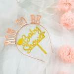 SPECIALYOU.IN Baby Shower Decoration Items | Mom to be Headband | Mom to be Crown | Maternity photoshoot props | Mom to be Props | Baby shower Props | Maternity shoot | Baby shower cake topper- 2