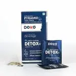 Doko Herbal Desi Kahwa Detox Green Tea Box , Nylon Pyramid Fine Mesh Tea Bag , Natural Aroma - No Artificial Flavor added , 4 Pack.