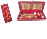 Shivoham Brass Stoneware Shri Dhan Laxmi Shri Kuber Bhandari Stoneware Yantra (Pack of 13)