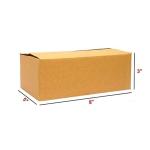 Bhatsa Packaging | Corrugated Brown Boxes| for Online Selling Ecommerce - 200 Boxes (8x5x3 inch)